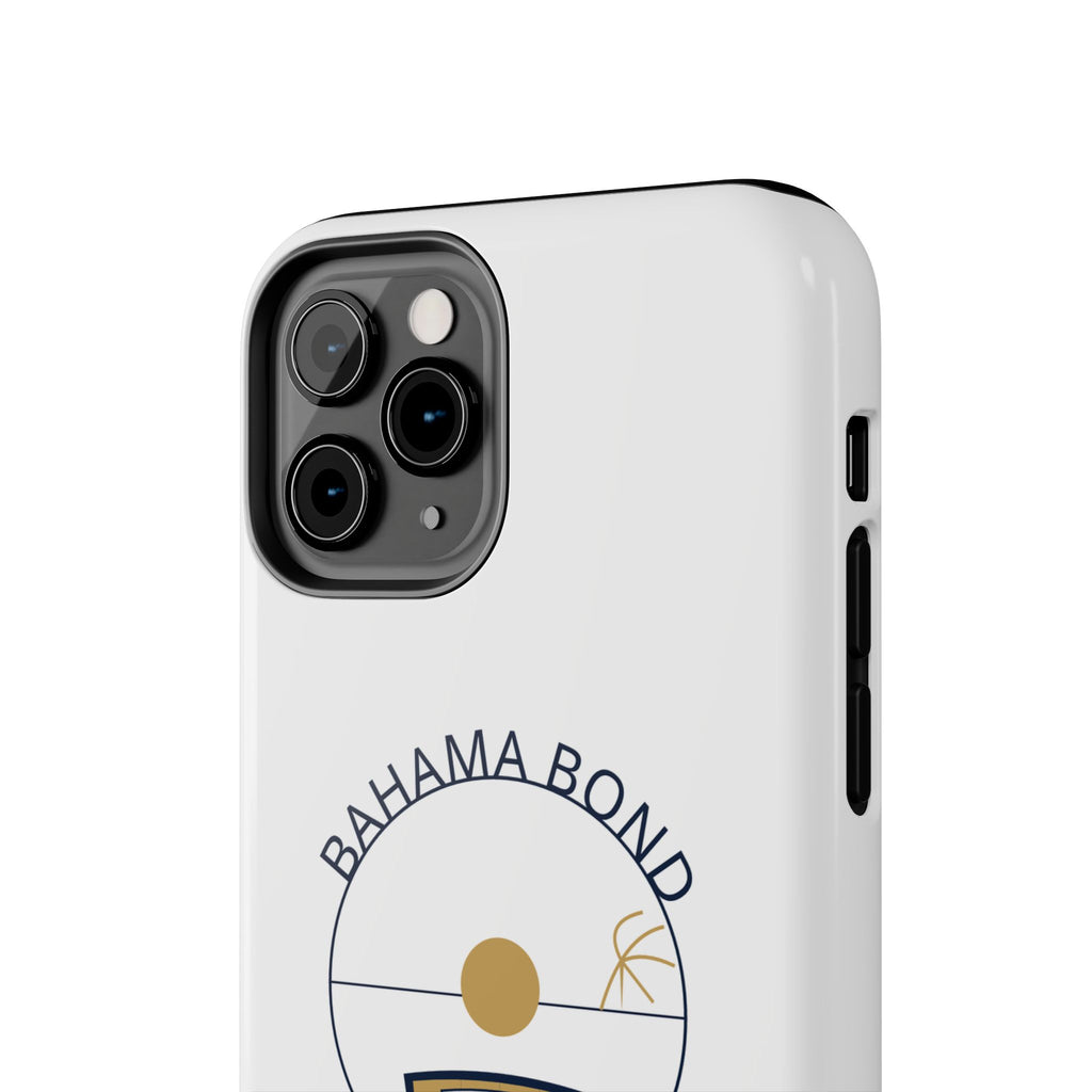 Bahama Bond Tough Phone Case — "The Asset of Time" Minimal Coastal Phone Cover
