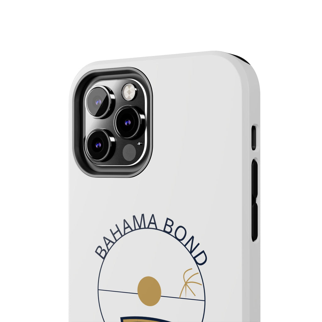 Bahama Bond Tough Phone Case — "The Asset of Time" Minimal Coastal Phone Cover