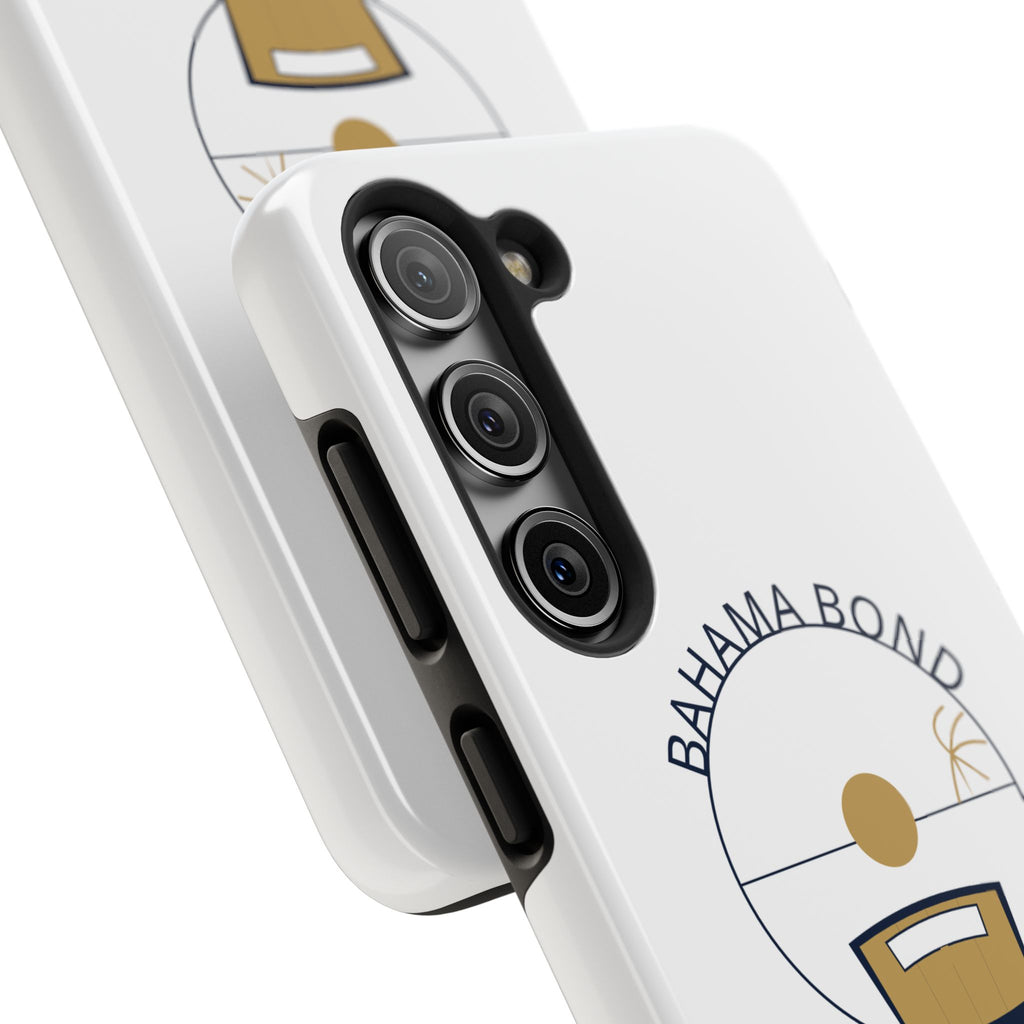 Bahama Bond Tough Phone Case — "The Asset of Time" Minimal Coastal Phone Cover