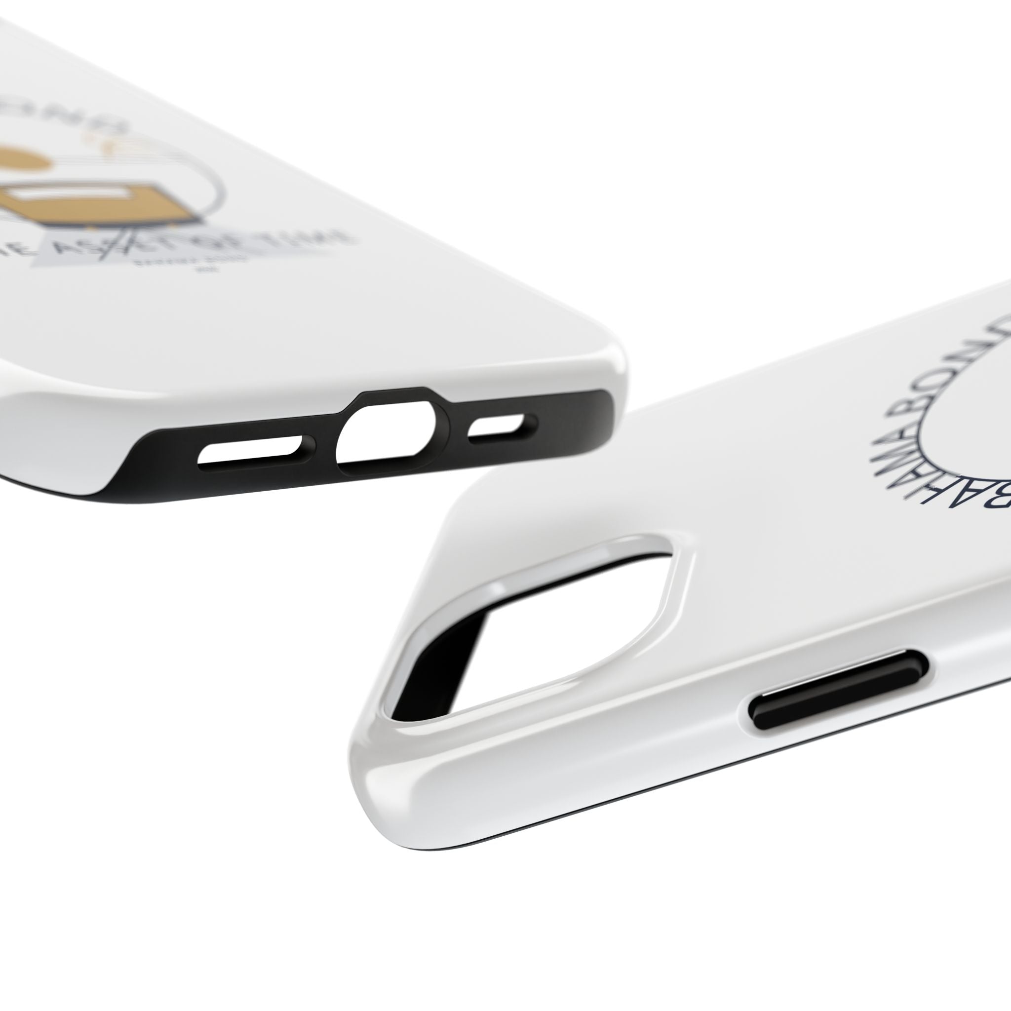 Bahama Bond Tough Phone Case — "The Asset of Time" Minimal Coastal Phone Cover