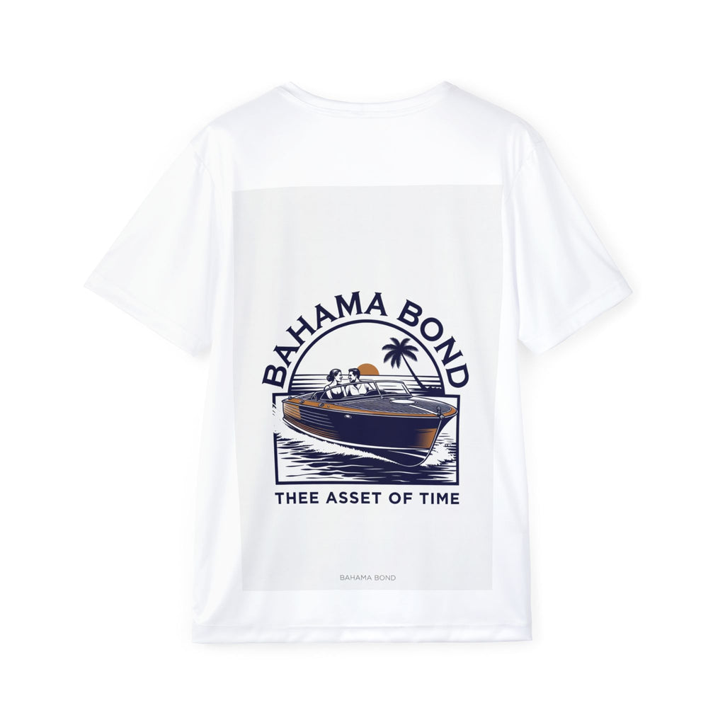 Men's Sports Jersey - Bahama Bond 'The Asset of Time' Boat Graphic