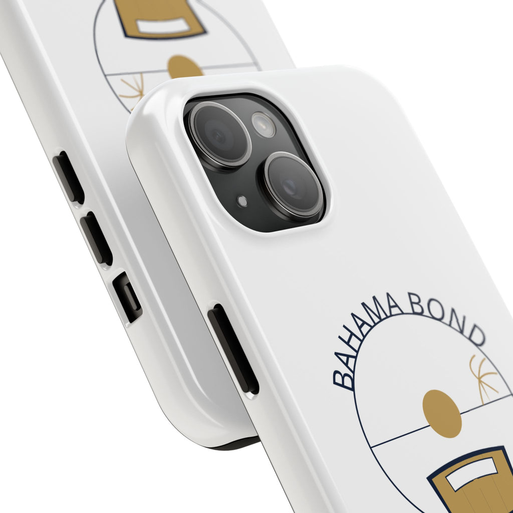 Bahama Bond Tough Phone Case — "The Asset of Time" Minimal Coastal Phone Cover