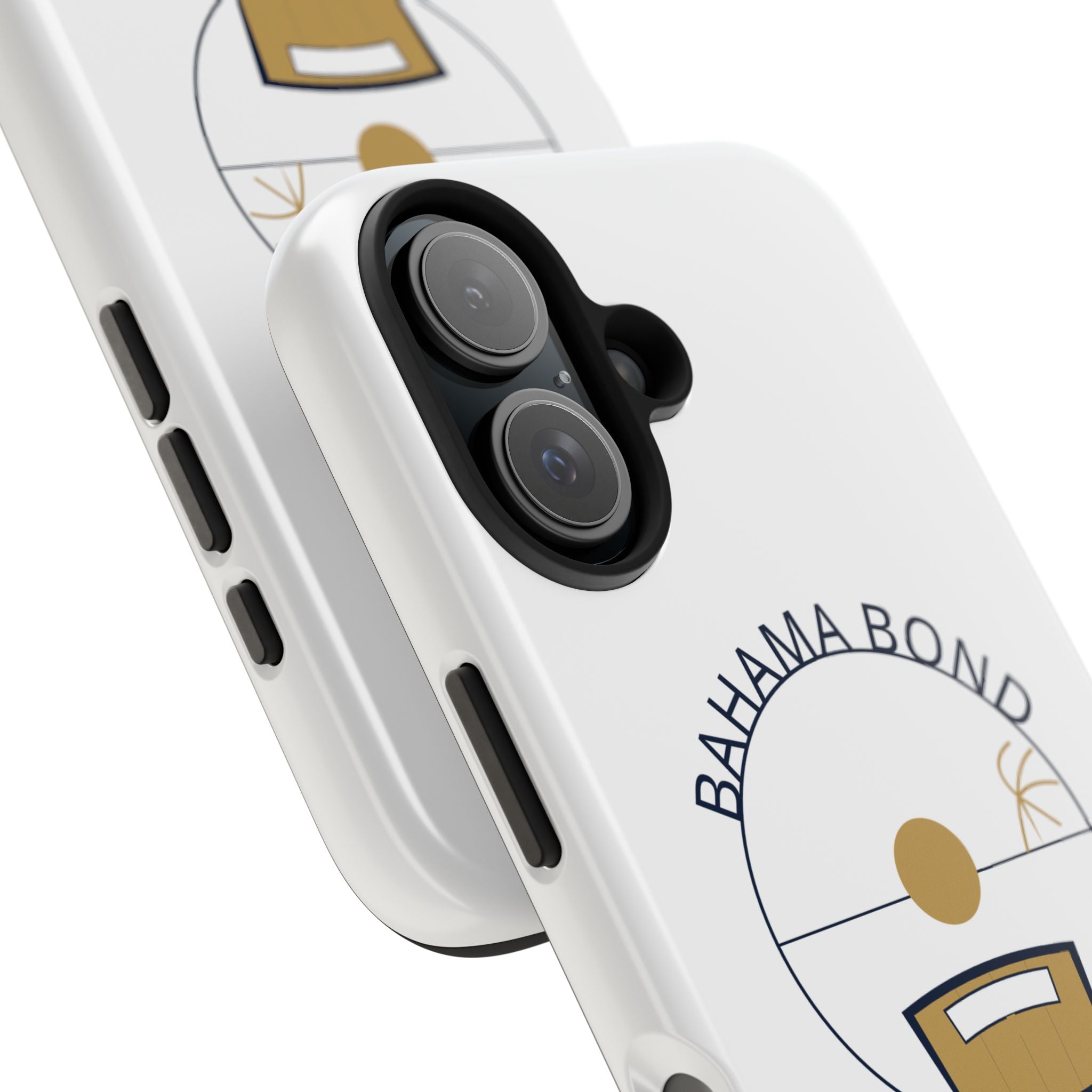 Bahama Bond Tough Phone Case — "The Asset of Time" Minimal Coastal Phone Cover