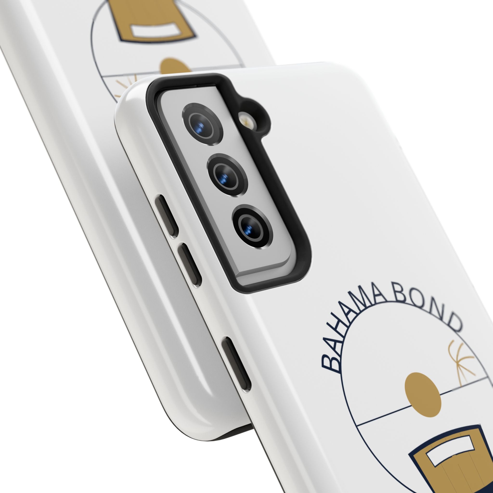 Bahama Bond Tough Phone Case — "The Asset of Time" Minimal Coastal Phone Cover