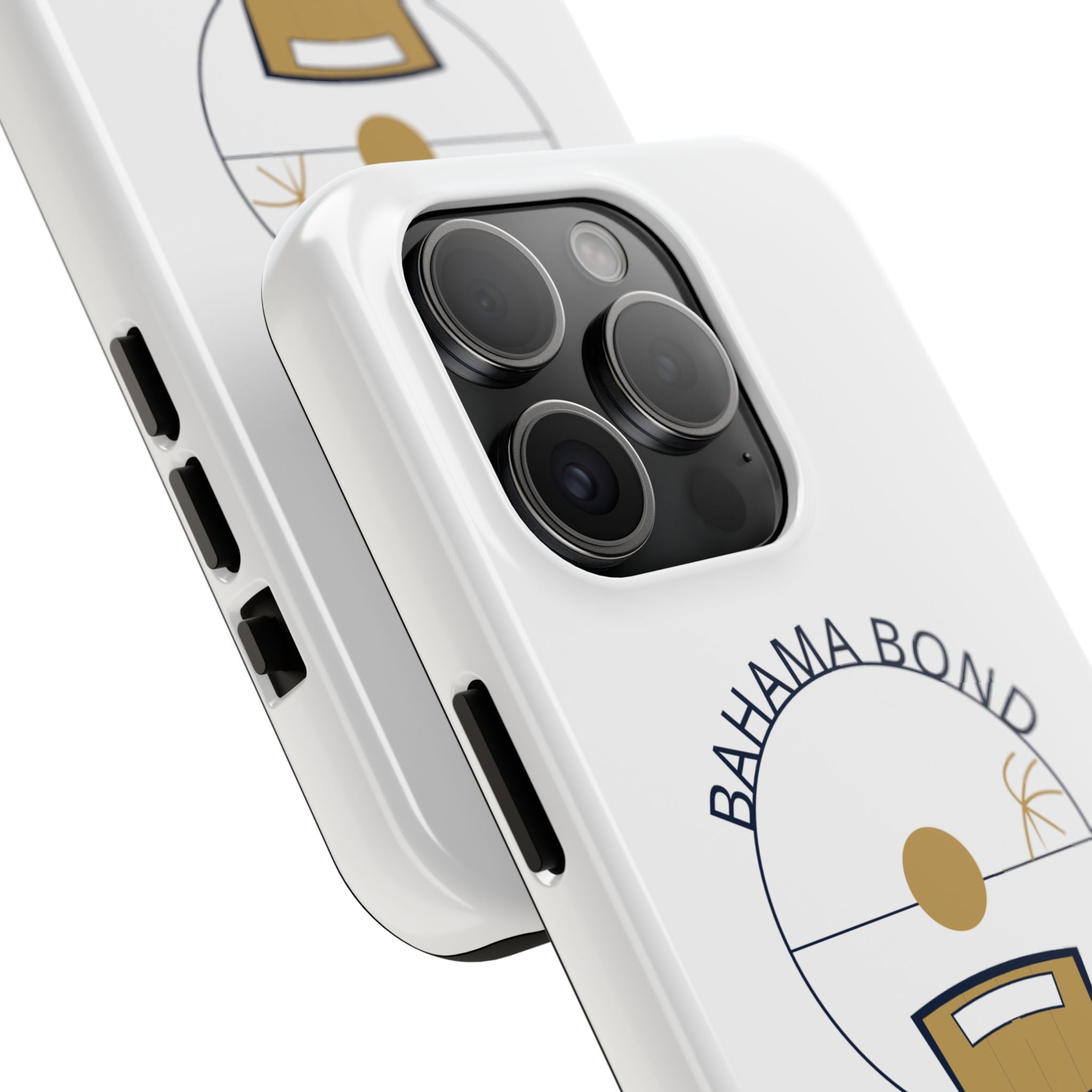 Bahama Bond Tough Phone Case — "The Asset of Time" Minimal Coastal Phone Cover
