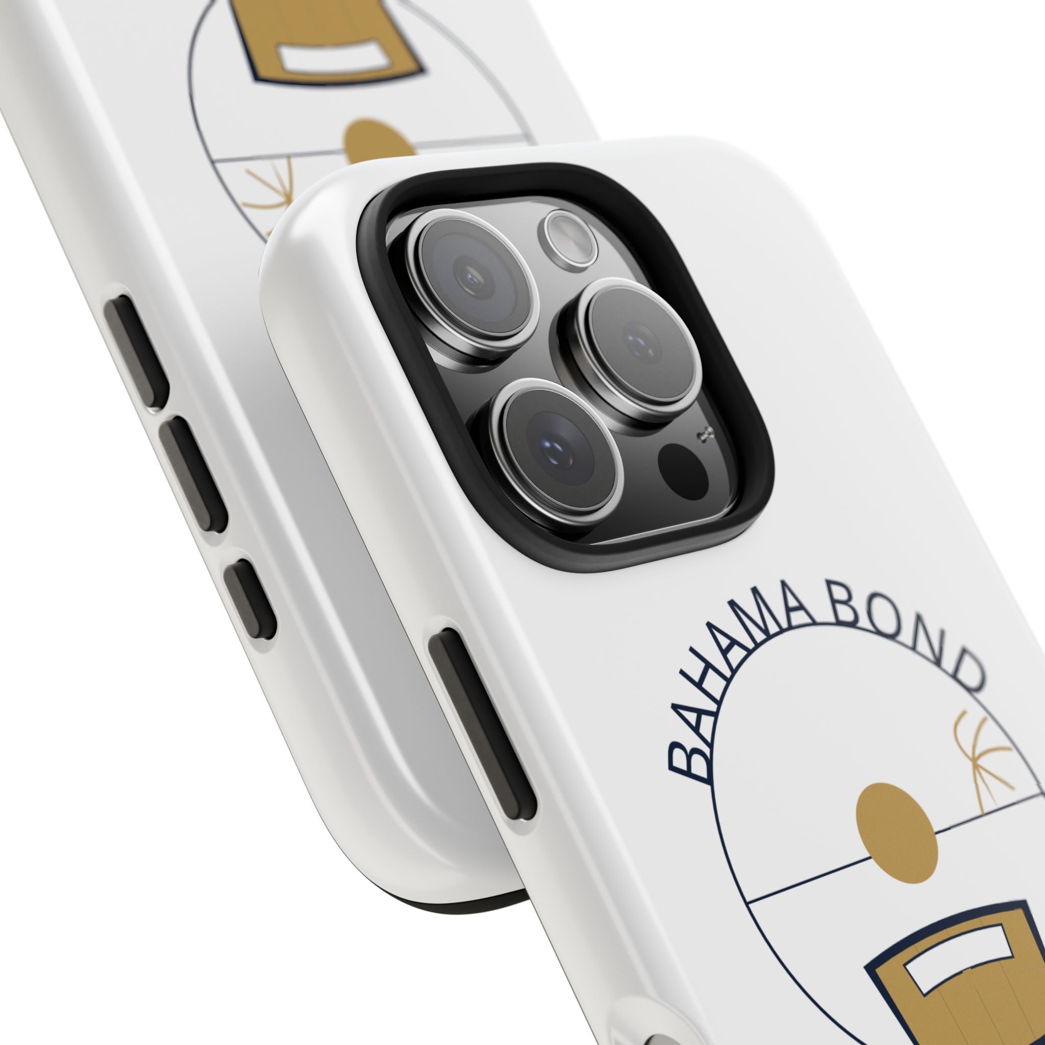 Bahama Bond Tough Phone Case — "The Asset of Time" Minimal Coastal Phone Cover