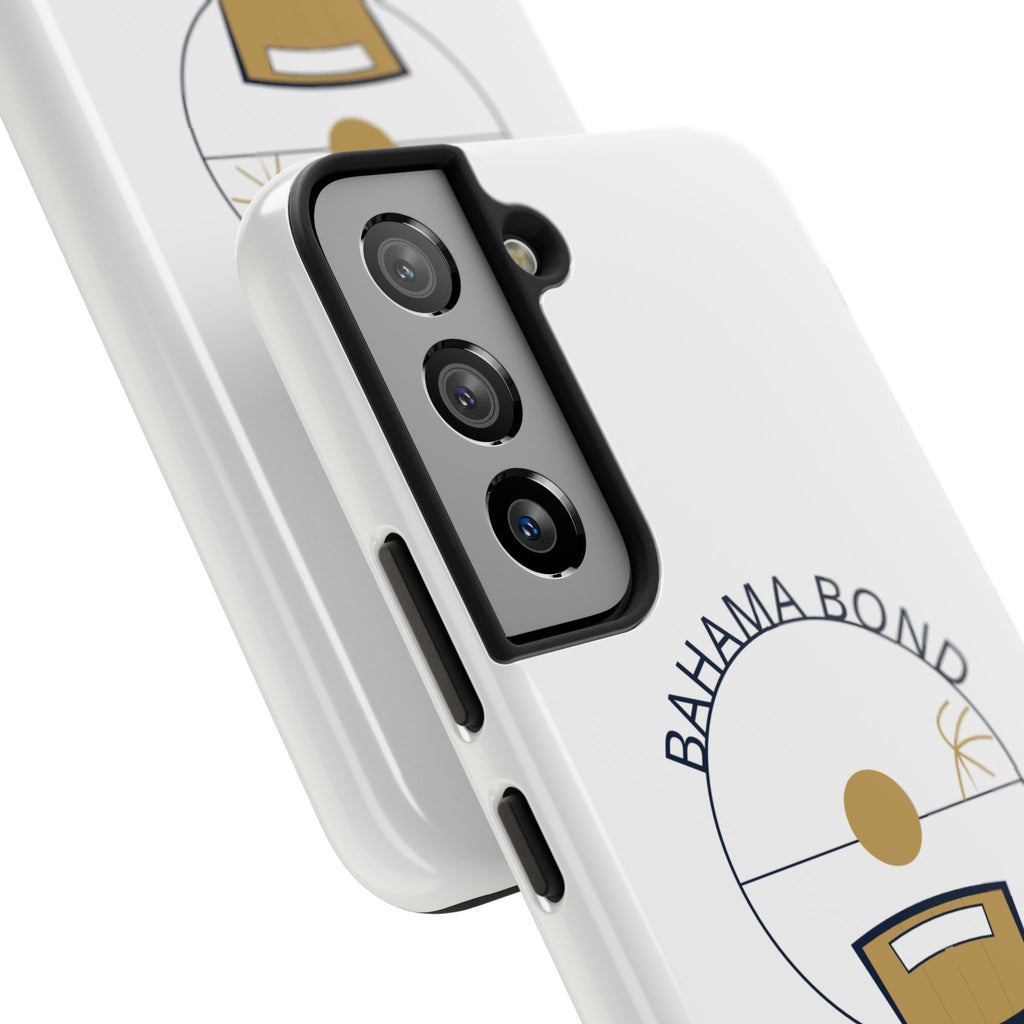 Bahama Bond Tough Phone Case — "The Asset of Time" Minimal Coastal Phone Cover