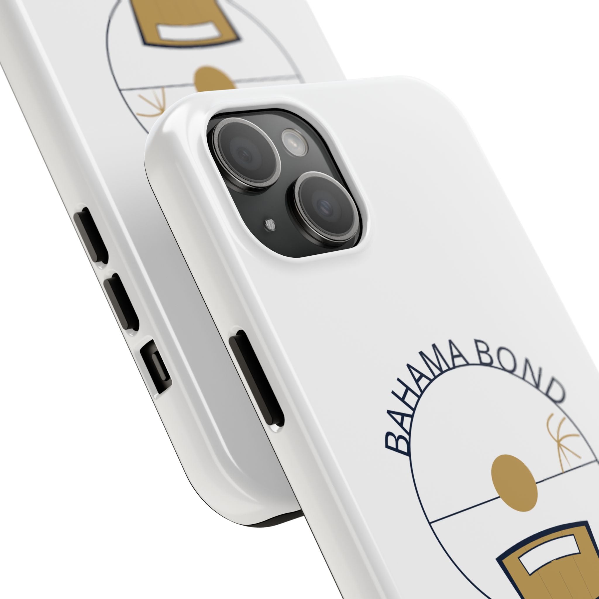 Bahama Bond Tough Phone Case — "The Asset of Time" Minimal Coastal Phone Cover
