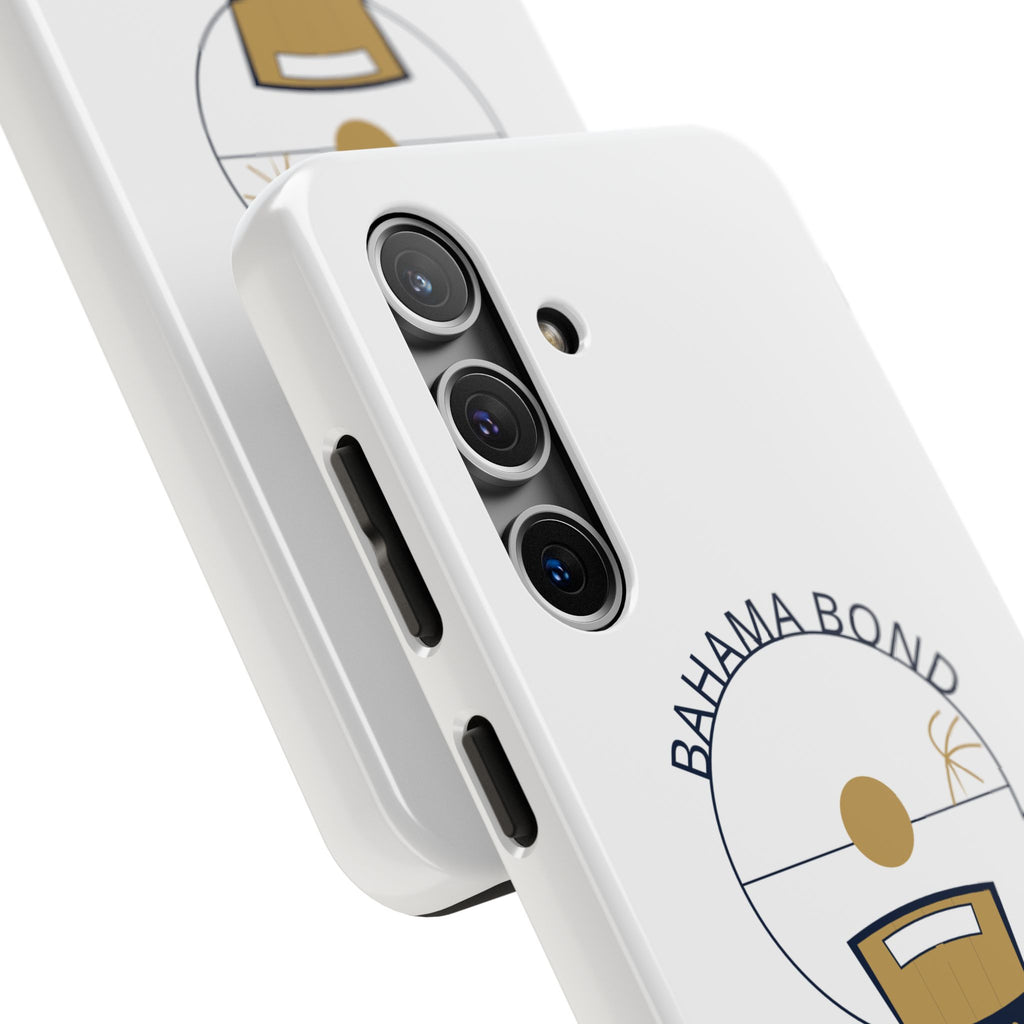 Bahama Bond Tough Phone Case — "The Asset of Time" Minimal Coastal Phone Cover