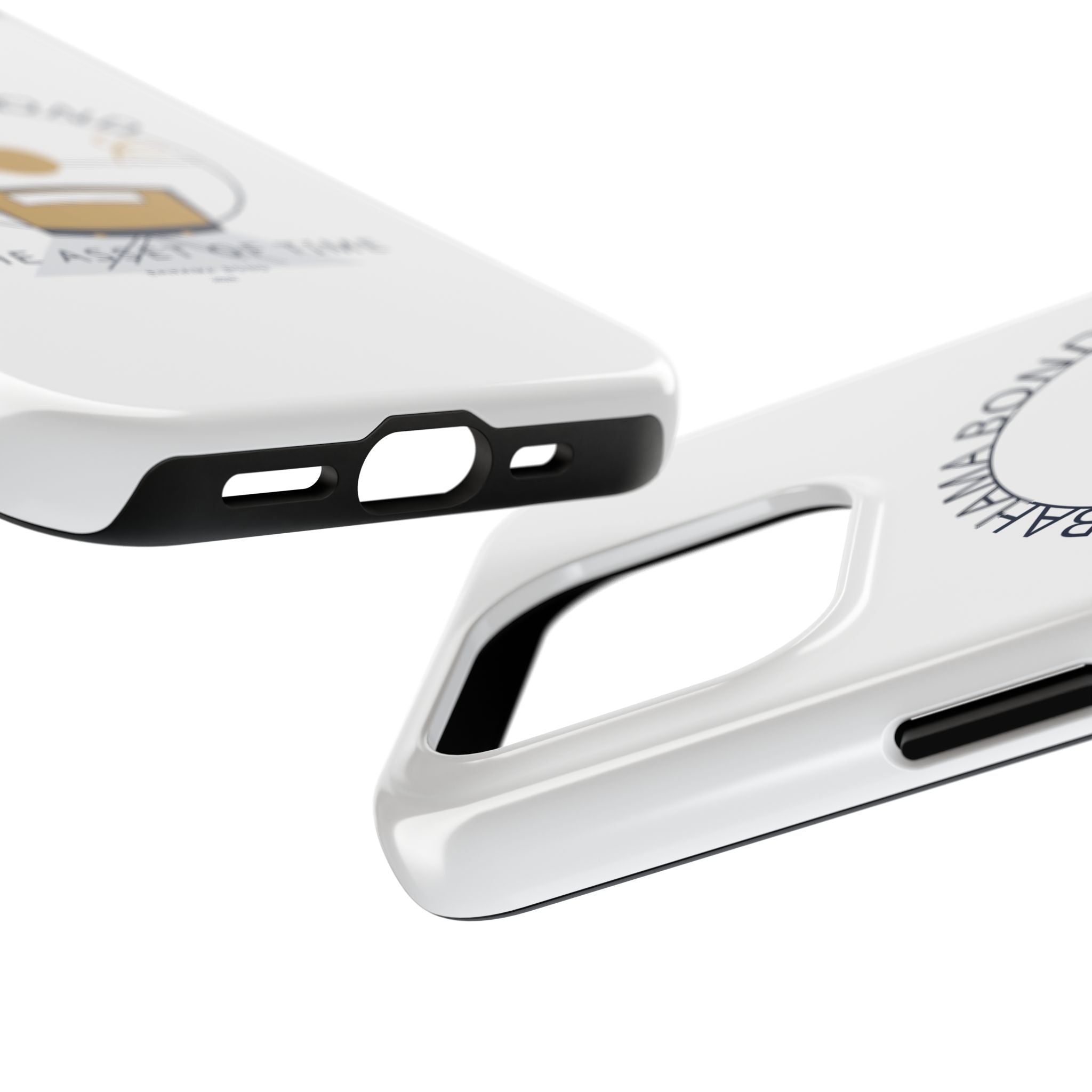 Bahama Bond Tough Phone Case — "The Asset of Time" Minimal Coastal Phone Cover