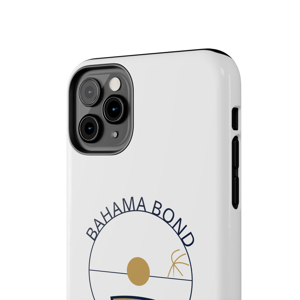 Bahama Bond Tough Phone Case — "The Asset of Time" Minimal Coastal Phone Cover