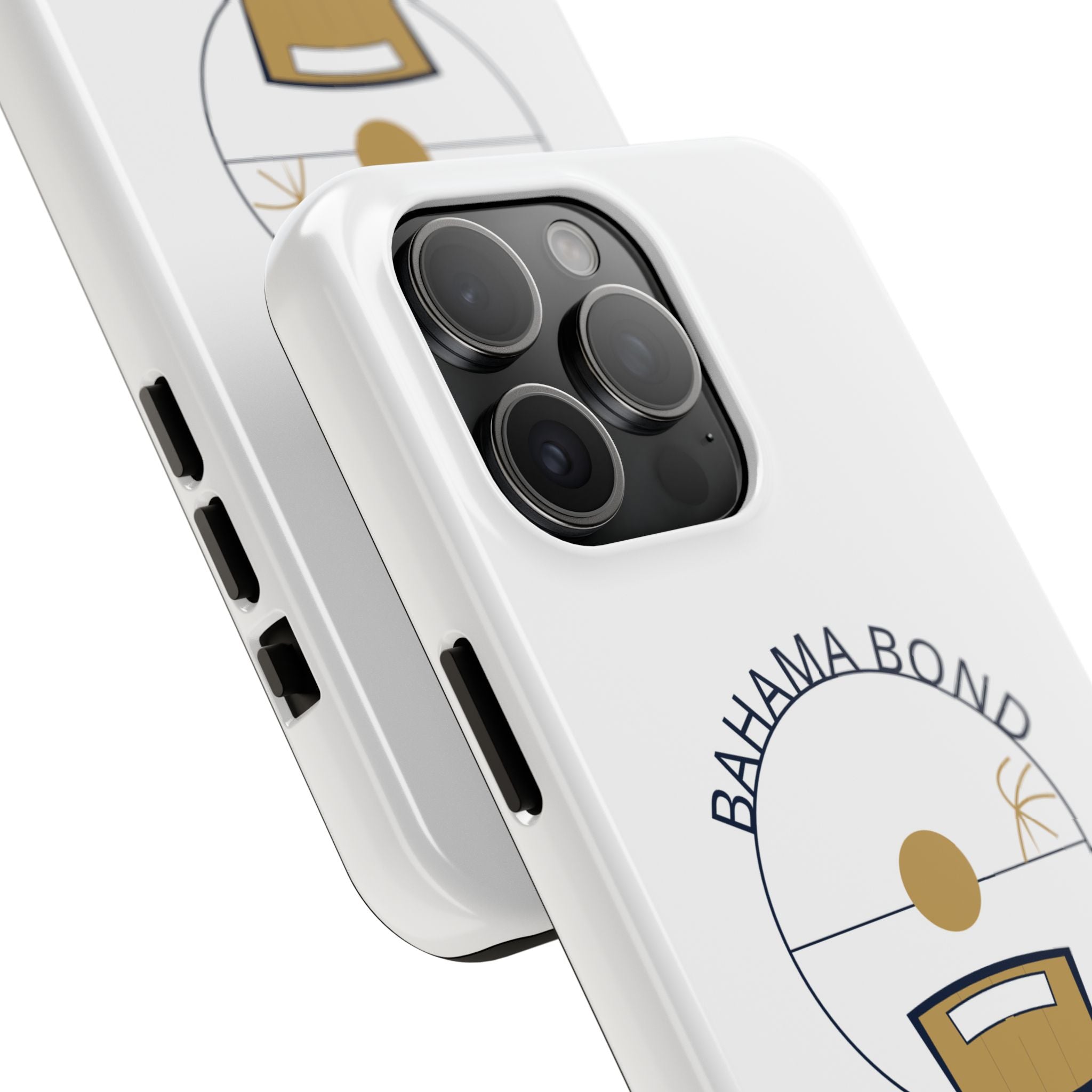 Bahama Bond Tough Phone Case — "The Asset of Time" Minimal Coastal Phone Cover