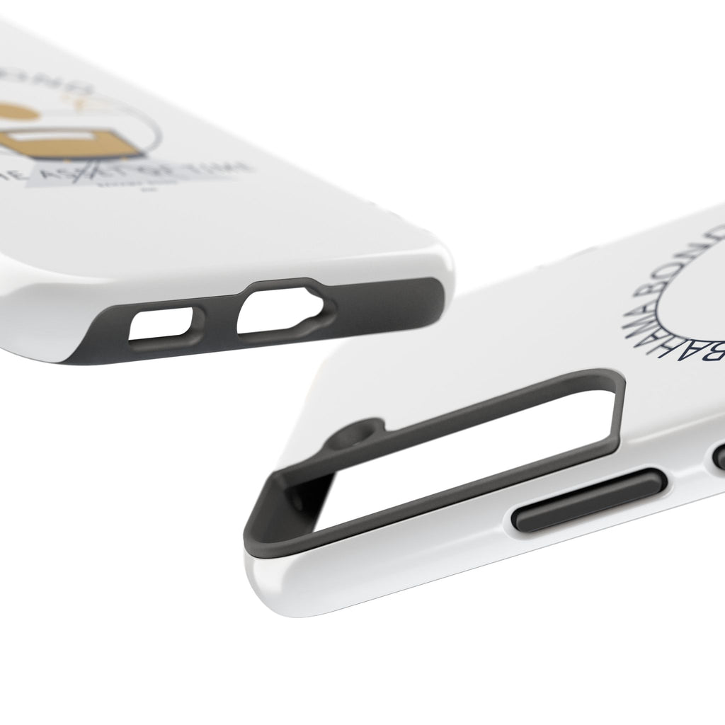 Bahama Bond Tough Phone Case — "The Asset of Time" Minimal Coastal Phone Cover