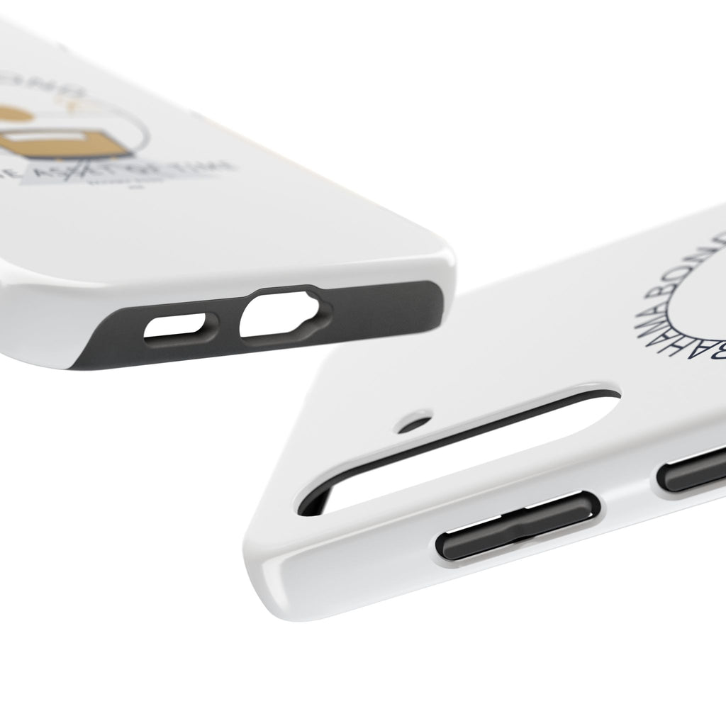 Bahama Bond Tough Phone Case — "The Asset of Time" Minimal Coastal Phone Cover