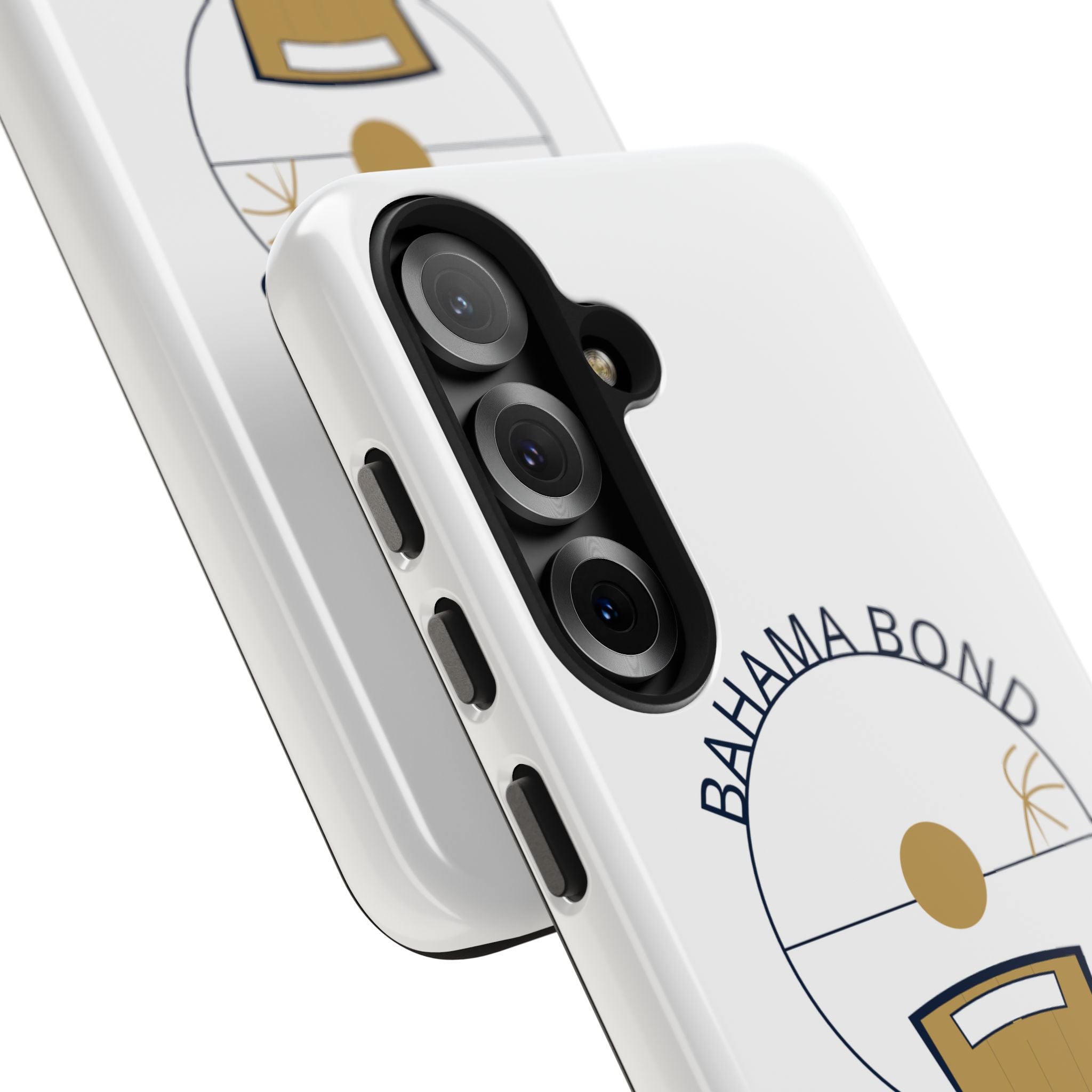 Bahama Bond Tough Phone Case — "The Asset of Time" Minimal Coastal Phone Cover