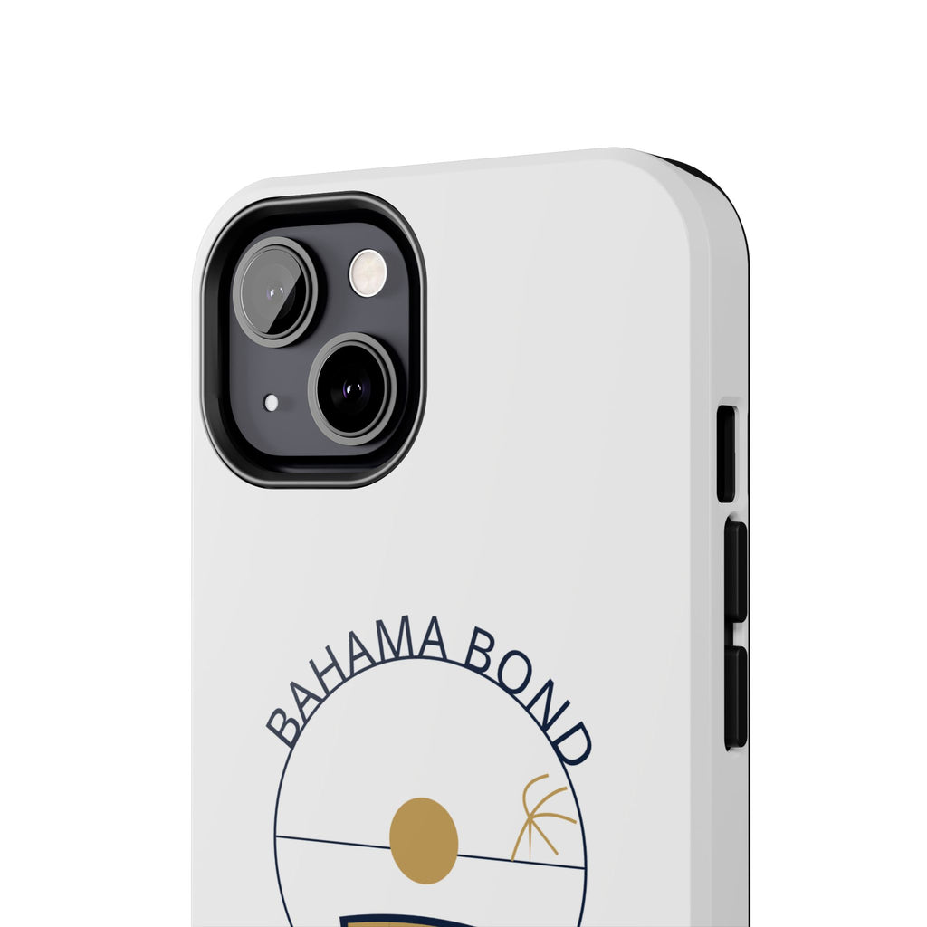 Bahama Bond Tough Phone Case — "The Asset of Time" Minimal Coastal Phone Cover
