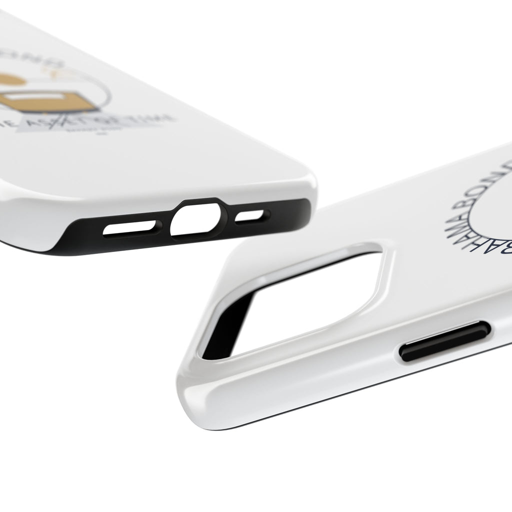 Bahama Bond Tough Phone Case — "The Asset of Time" Minimal Coastal Phone Cover
