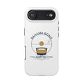Bahama Bond Tough Phone Case — "The Asset of Time" Minimal Coastal Phone Cover