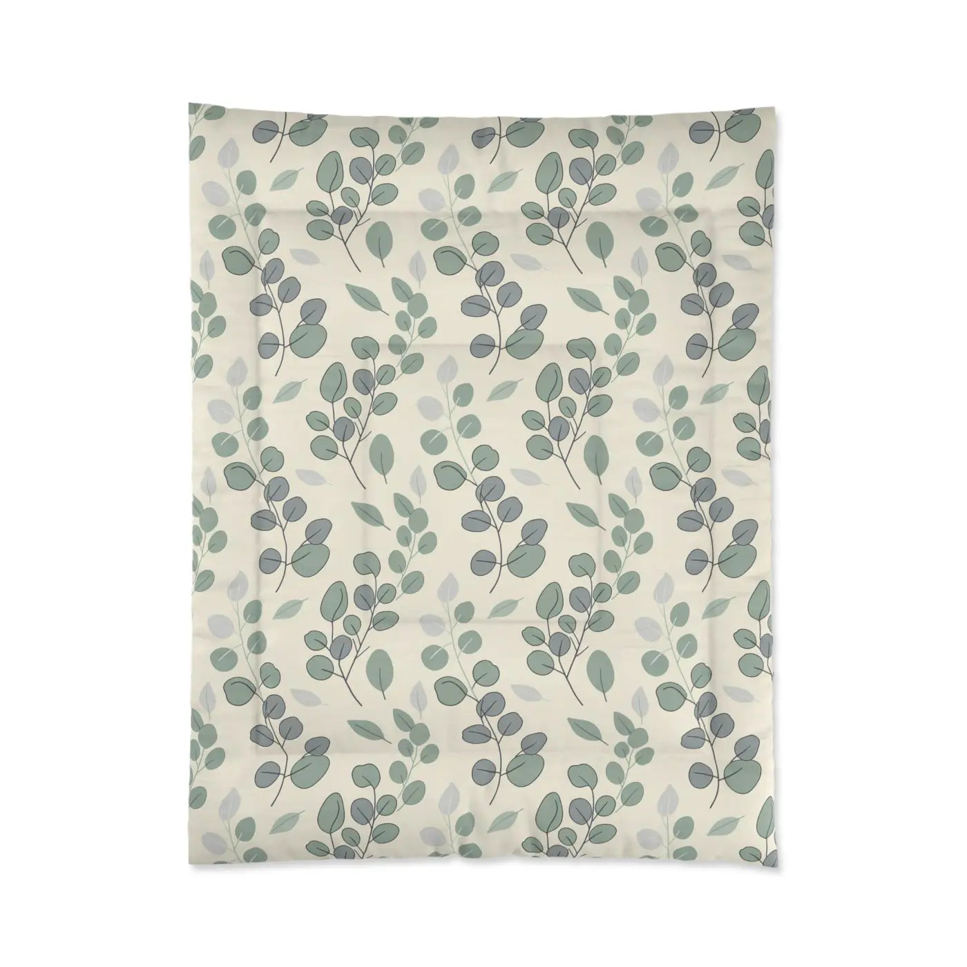 Leaves Botanical Comforter – Eucalyptus Microfiber - Dipaliz