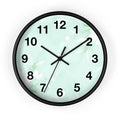 Mint Floral Wall Clock Botanical Design 10 Inch Dipaliz