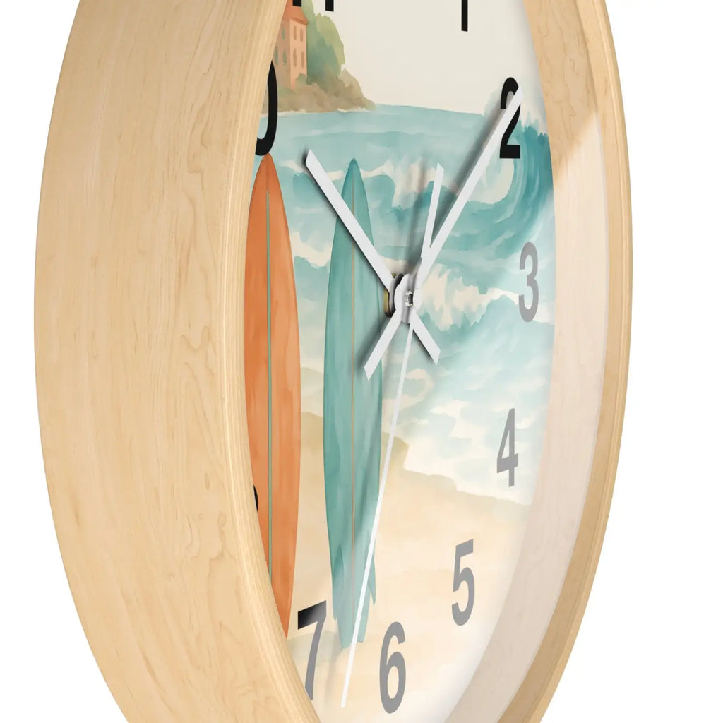 Vintage Surfboards – Wooden Wall Clock - Dipaliz